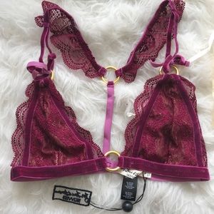 NWT For Love & Lemons Bikini Top Size XS